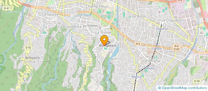 localisation de l'entreprise ENTRAIDE A DOMICILE à SAINT-DENIS