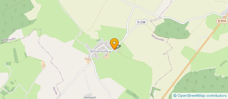 localisation de l'entreprise ENTRAIDE AUX MUSICIENS  ATHIENVILLE