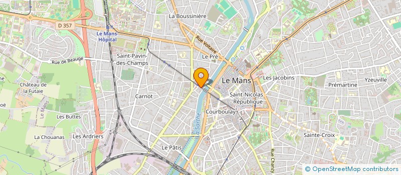 localisation de l'entreprise ENTRAIDE CADRES à LE MANS