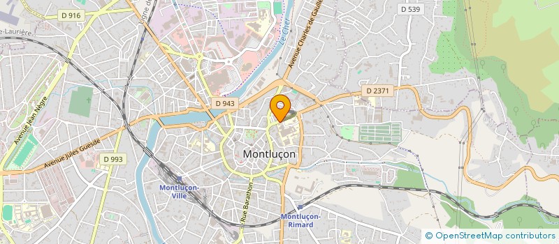 localisation de l'entreprise ENTRAIDE CANCER DU SEIN à MONTLUCON