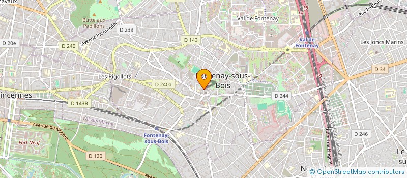 localisation de l'entreprise ENTRAIDE CATHOLIQUE INDO PAKISTANAISE ILE DE FRANCE à FONTENAY-SOUS-BOIS