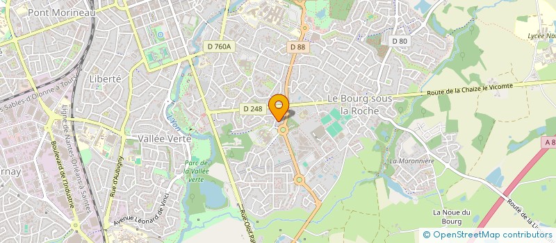 localisation de l'entreprise ENTRAIDE CHRETIENNE DE L'ATLANTIQUE à LA ROCHE-SUR-YON