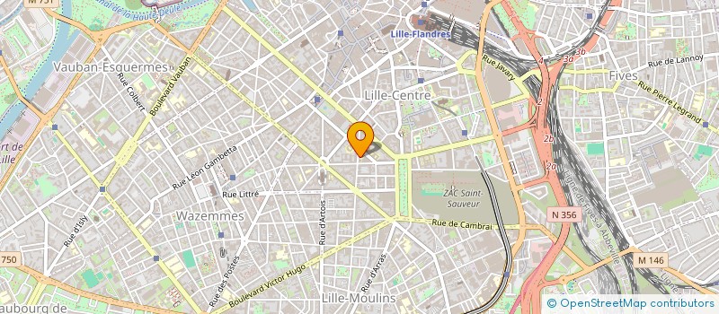 localisation de l'entreprise ENTRAIDE DE L EGLISE PROTESTANTE UNIE DE LILLE à LILLE