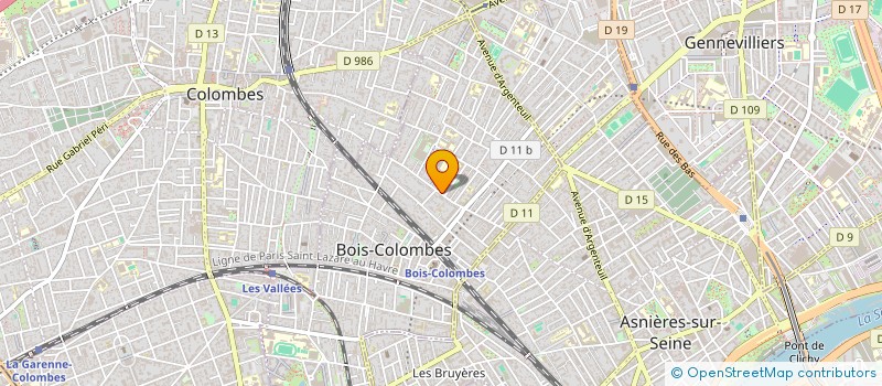 localisation de l'entreprise ENTRAIDE DE L'EPUABC à BOIS-COLOMBES