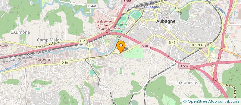localisation de l'entreprise ENTRAIDE DES SAPEURS POMPIERS D AUBAGNE à AUBAGNE