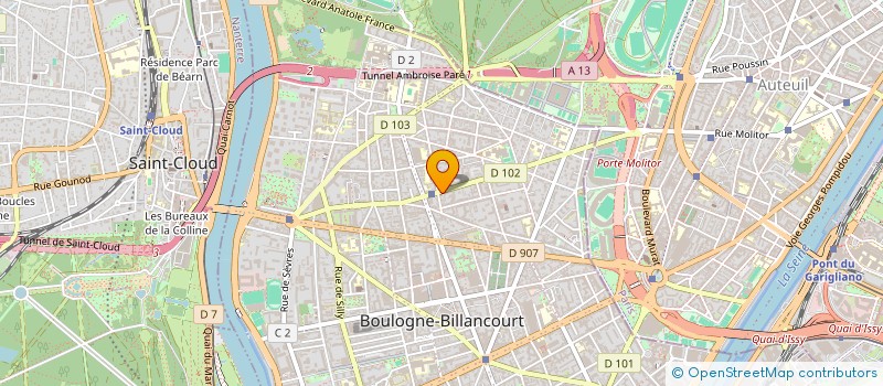localisation de l'entreprise ENTRAIDE DU FIGUIER à BOULOGNE-BILLANCOURT