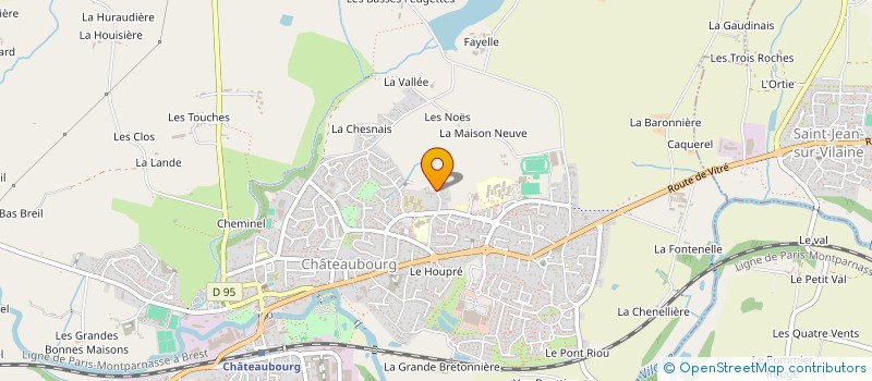 localisation de l'entreprise ENTRAIDE DU PAYS DE CHATEAUBOURG  CHATEAUBOURG