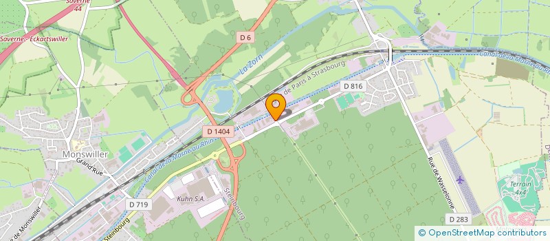 localisation de l'entreprise ENTRAIDE EMPLOI - ENTREPRISE ADAPTEE  STEINBOURG