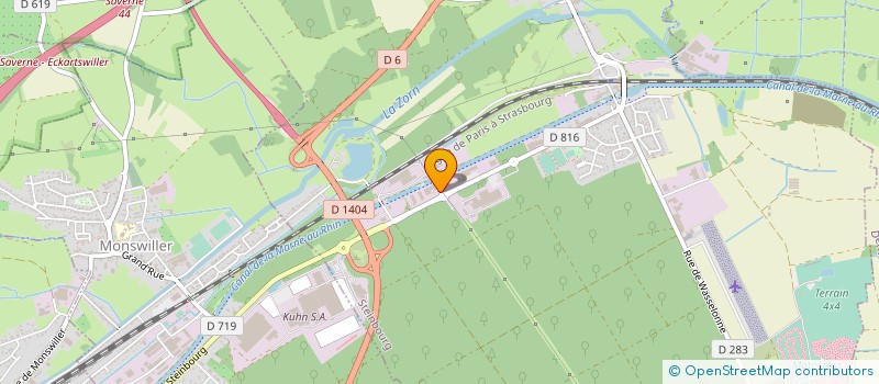 localisation de l'entreprise ENTRAIDE EMPLOI - INDUSTRIE ET ENVIRONNEMENT  STEINBOURG