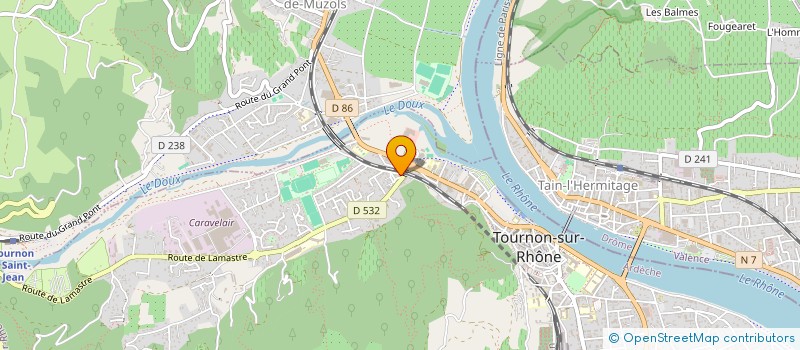 localisation de l'entreprise ENTRAIDE ET ABRI TOURNON TAIN à TOURNON-SUR-RHONE