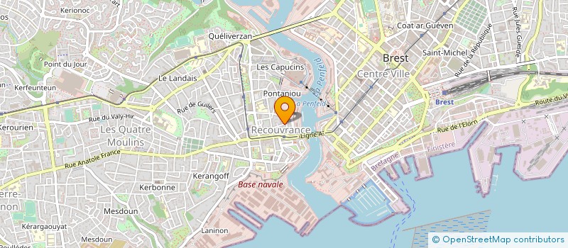 localisation de l'entreprise ENTRAIDE ET AMITIE à BREST