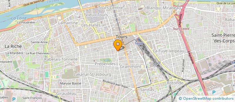 localisation de l'entreprise ENTRAIDE ET CHANTIERS à TOURS