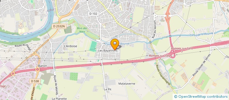 localisation de l'entreprise ENTRAIDE ET EVEIL à BOURG-DE-PEAGE
