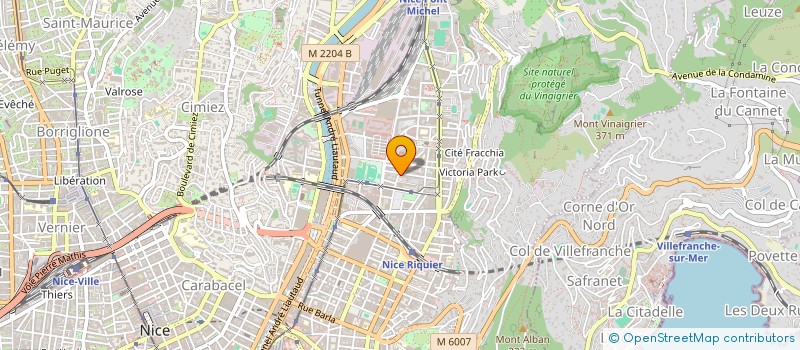 localisation de l'entreprise ENTRAIDE ET PARTAGE à NICE