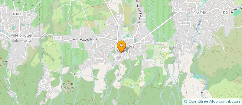 localisation de l'entreprise ENTRAIDE ET PARTAGE-ALBERA à LAROQUE-DES-ALBERES