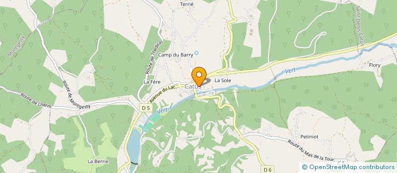 localisation de l'entreprise ENTRAIDE ET PLACEMENTS PUTUELS  CATUS