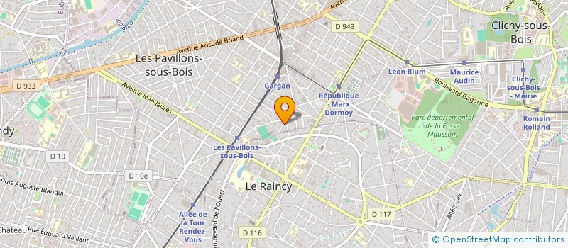 localisation de l'entreprise ENTRAIDE ET RENCONTRES POUR UNE ACTION COORDONNEE  LIVRY-GARGAN