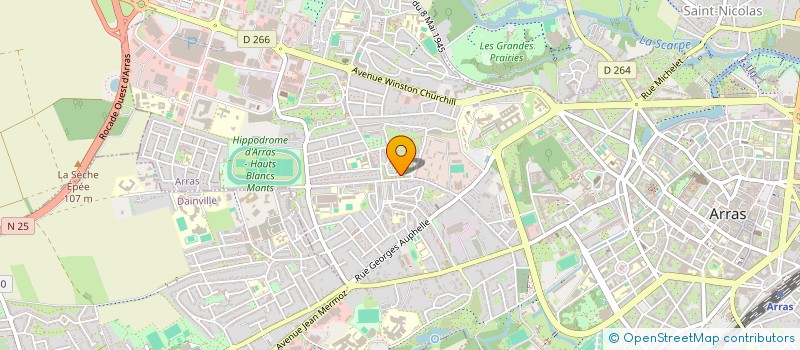 localisation de l'entreprise ENTRAIDE ET RESPONSABILITE à ARRAS