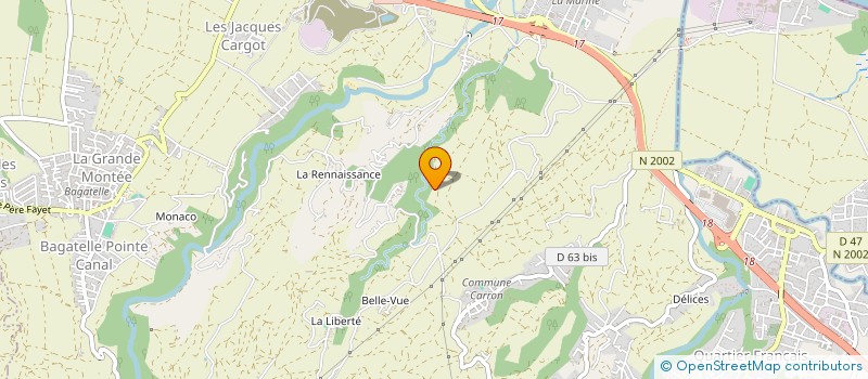 localisation de l'entreprise ENTRAIDE ET SOLIDARITE à SAINTE-SUZANNE