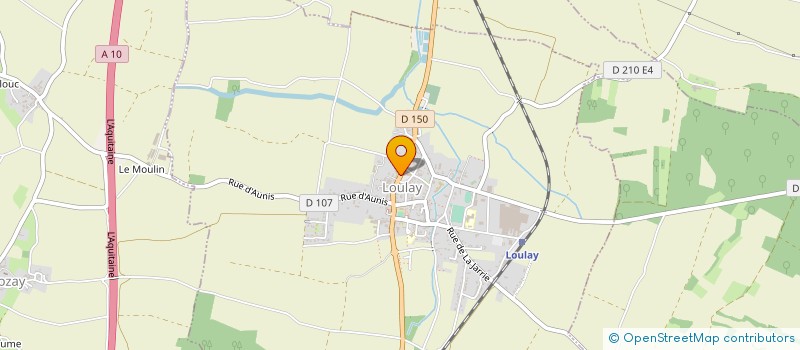 localisation de l'entreprise ENTRAIDE ET SOLIDARITE - CANTON LOULAY  LOULAY