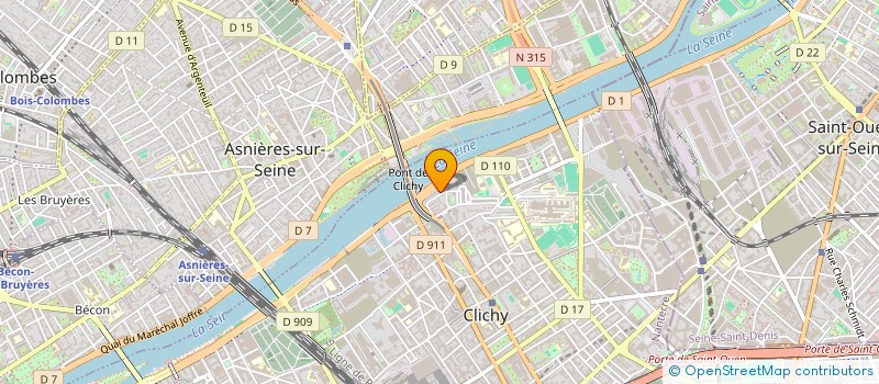 localisation de l'entreprise ENTRAIDE ET SOLIDARITE COMORIENNE DE FRANCE à CLICHY