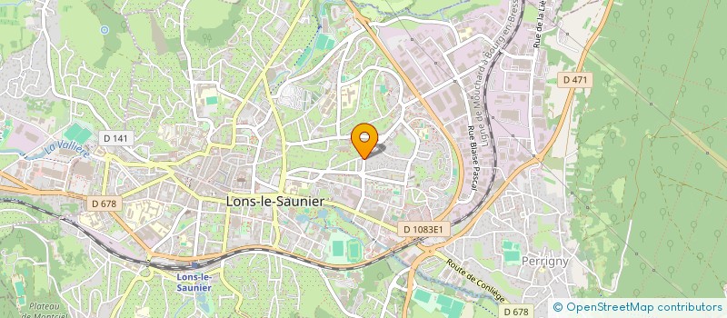 localisation de l'entreprise ENTRAIDE ET SOLIDARITE LEDONIENNE à LONS-LE-SAUNIER