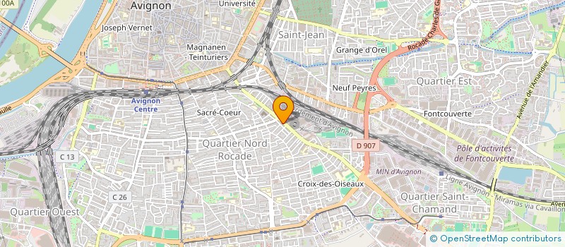 localisation de l'entreprise ENTRAIDE ET SOUTIEN A DOMICILE à AVIGNON