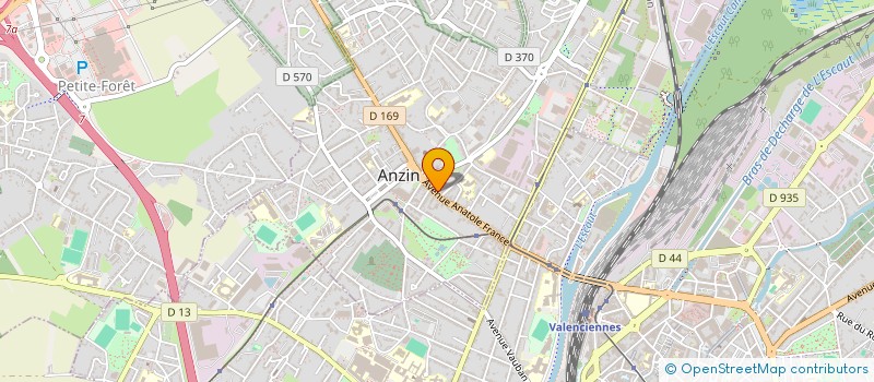 localisation de l'entreprise ENTRAIDE EVANGELIQUE ANZIN  ANZIN