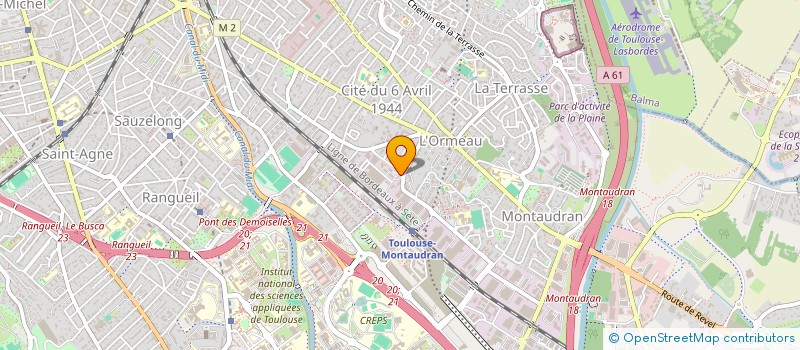 localisation de l'entreprise ENTRAIDE FAMILIALE ET SERVICES  TOULOUSE