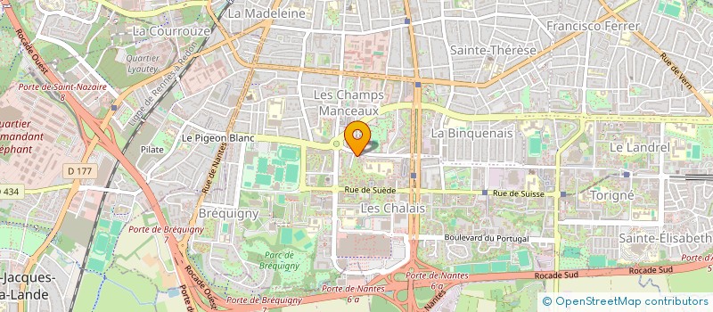 localisation de l'entreprise ENTRAIDE FIBROMYALGIE OUEST  RENNES