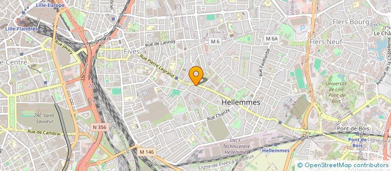 localisation de l'entreprise ENTRAIDE FRANCE TOGO à LILLE