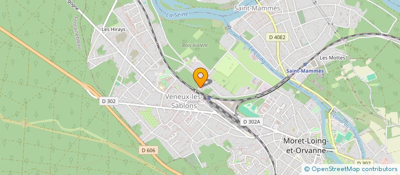 localisation de l'entreprise ENTRAIDE FRANCO-TIBETAINE  MORET-LOING-ET-ORVANNE