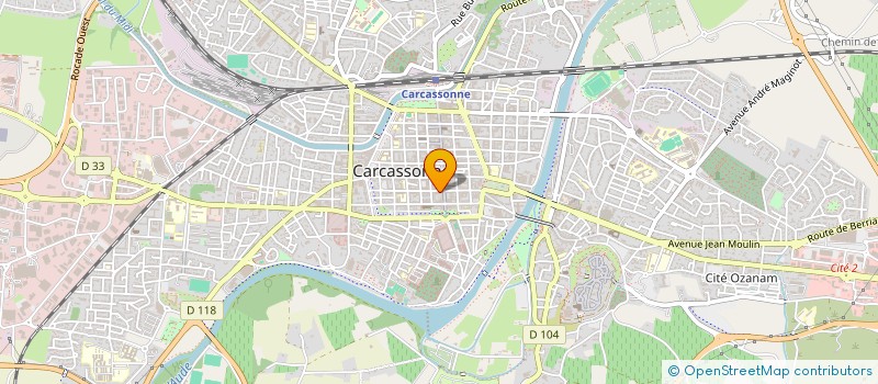 localisation de l'entreprise ENTRAIDE GENEALOGIQUE AUDOISE à CARCASSONNE