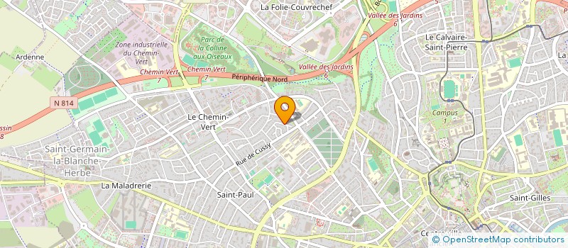 localisation de l'entreprise ENTRAIDE GENEALOGIQUE BRETAGNE MAINE NOR à CAEN