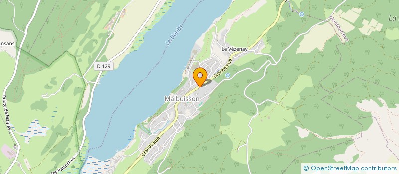 localisation de l'entreprise ENTRAIDE HAUT-DOUBS AFRIQUE  MALBUISSON