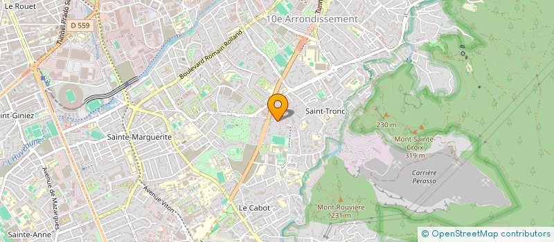 localisation de l'entreprise ENTRAIDE JEUNE PROVENCE à MARSEILLE
