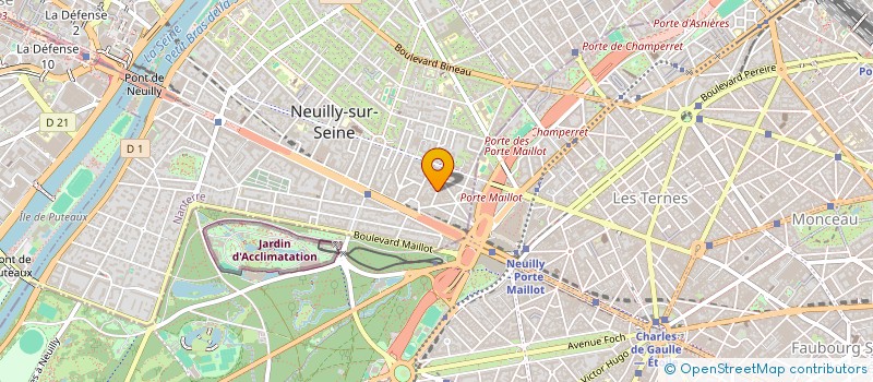 localisation de l'entreprise ENTRAIDE JEUNES 92 à NEUILLY-SUR-SEINE