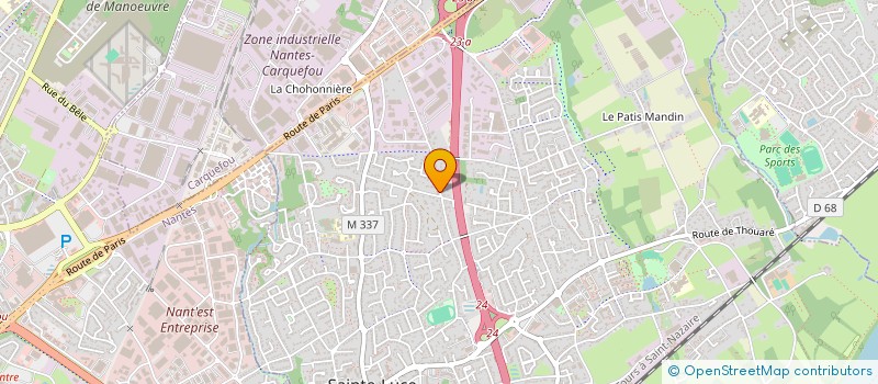 localisation de l'entreprise ENTRAIDE LUCEENNE  SAINTE-LUCE-SUR-LOIRE