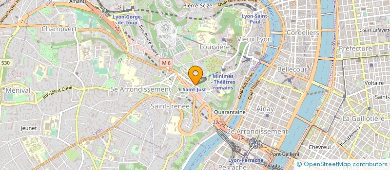 localisation de l'entreprise ENTRAIDE MISSIONNAIRE à LYON