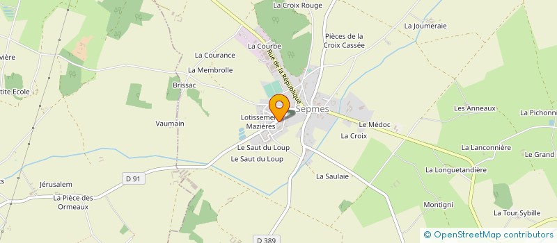 localisation de l'entreprise ENTRAIDE NAISSANCE HANDICAP à SAINTE-MAURE-DE-TOURAINE