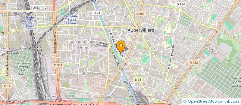 localisation de l'entreprise ENTRAIDE, PARTAGE ET INTEGRATION CULTURELS DES ETUDIANTS ETRANGERS EN FRANCE à AUBERVILLIERS