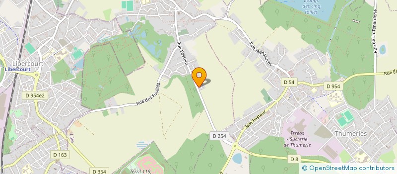 localisation de l'entreprise ENTRAIDE POPULAIRE ET SOCIALE WAHAGNIES  WAHAGNIES