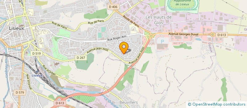 localisation de l'entreprise ENTRAIDE POUR LE BENIN à LISIEUX