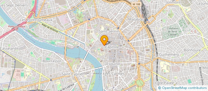 localisation de l'entreprise ENTRAIDE PROTESTANTE à TOULOUSE