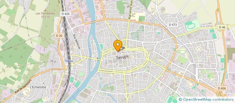 localisation de l'entreprise ENTRAIDE PROTESTANTE DE SENS ET ENVIRONS à SENS