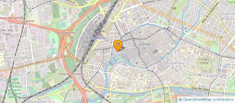 localisation de l'entreprise ENTRAIDE PROTESTANTE DE STASBOURG à STRASBOURG