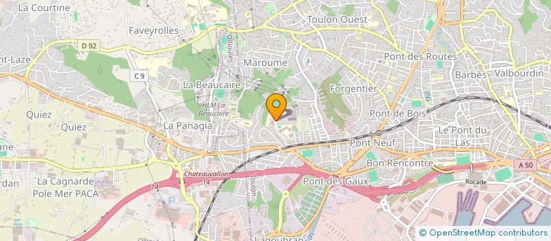 localisation de l'entreprise ENTRAIDE PROTESTANTE DE TOULON à TOULON