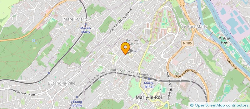 localisation de l'entreprise ENTRAIDE PROTESTANTE MARLY (E.P.M.) à MARLY-LE-ROI