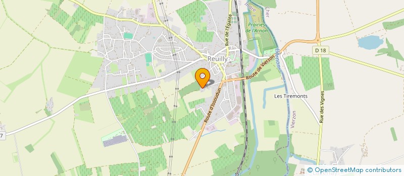 localisation de l'entreprise ENTRAIDE REUILLOISE à REUILLY