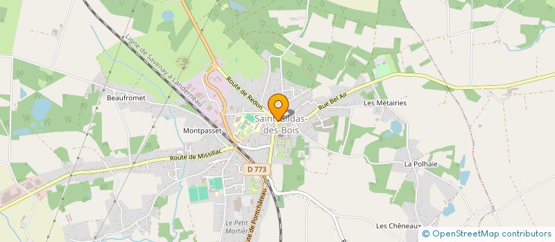 localisation de l'entreprise ENTRAIDE SCOLAIRE à SAINT-GILDAS-DES-BOIS
